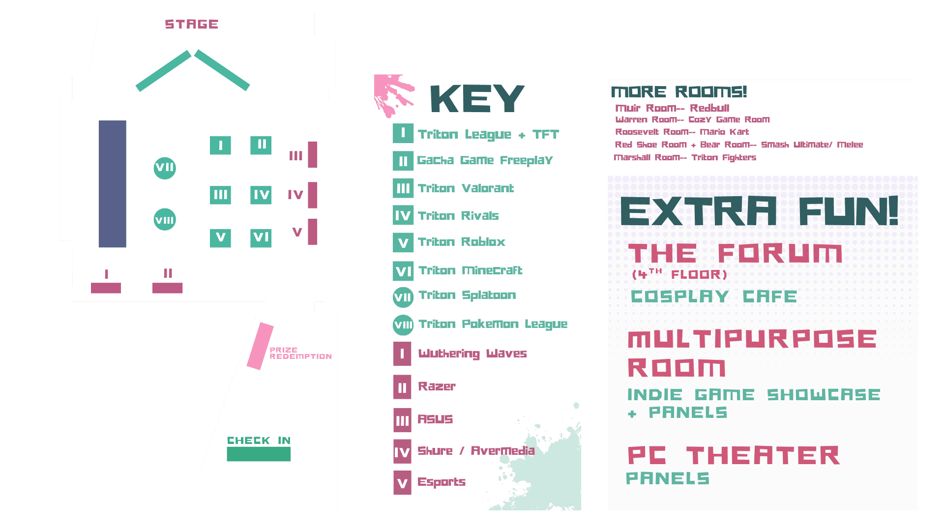 TGEX 2026 — East Ballroom Floor Plan