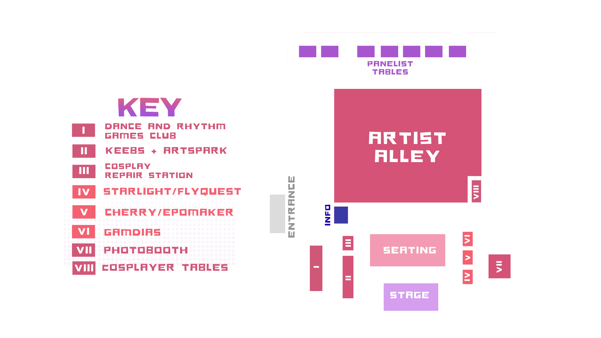 TGEX 2026 — West Ballroom Floor Plan